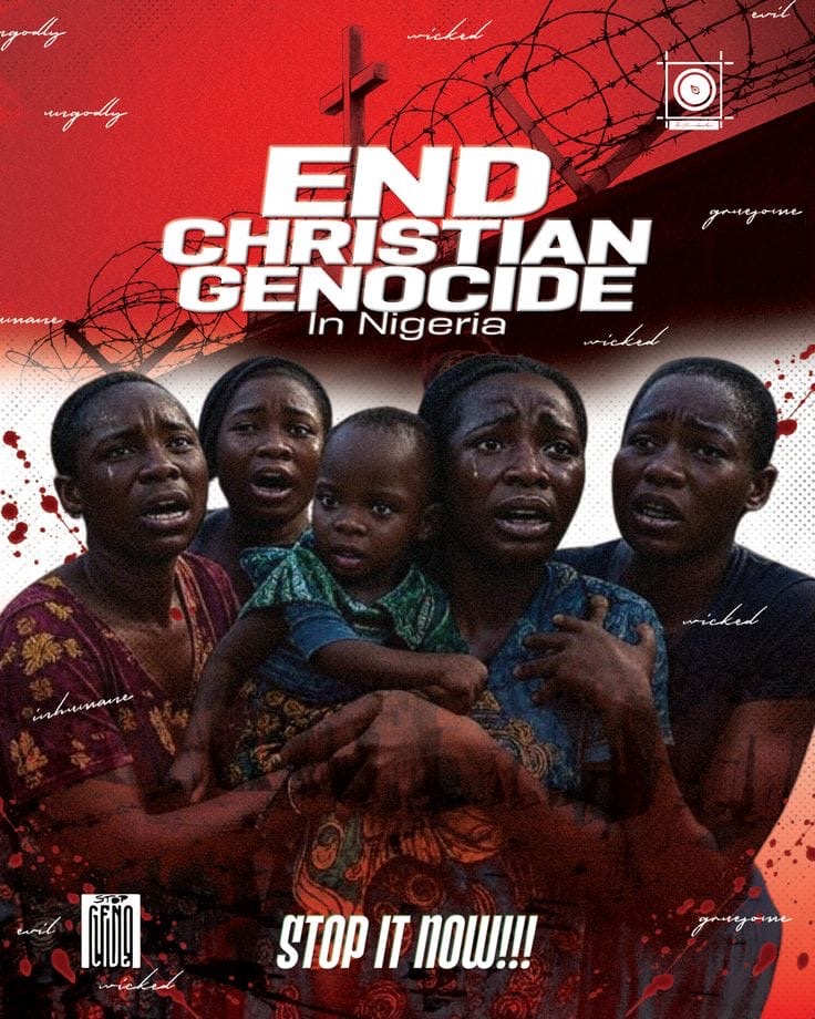 End Christian genocide protest
